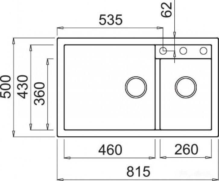 Кухонная мойка Elleci Quadra 440 Aluminium M79, фото 2