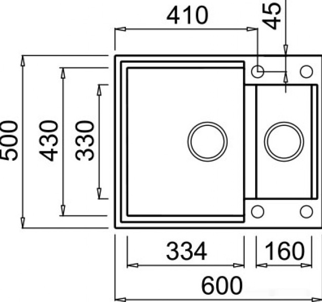 Кухонная мойка Elleci Easy 150 Cemento G48, фото 2