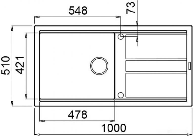 Кухонная мойка Elleci Best 480 Espresso M78, фото 2