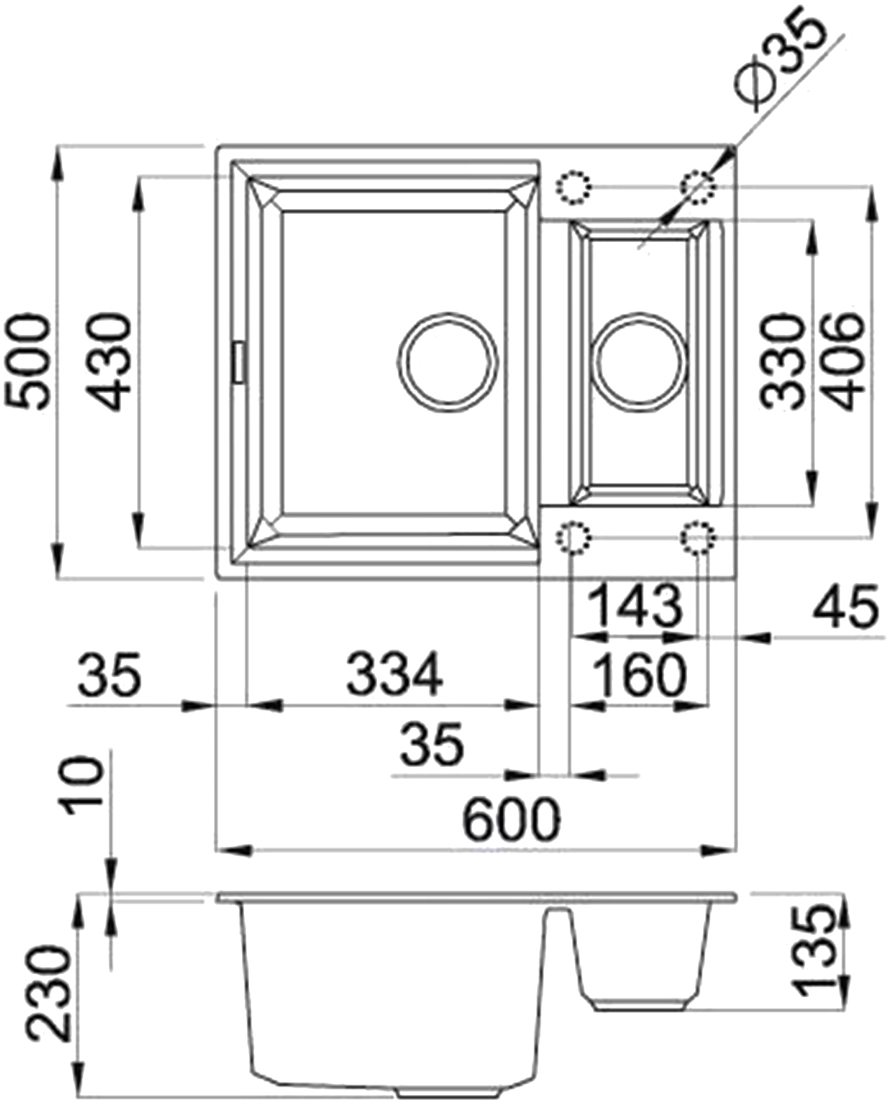 Кухонная мойка Elleci Easy 150 (Aluminium 79), фото 2