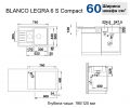 Кухонная мойка Blanco Legra 6 S Compact (черный)
