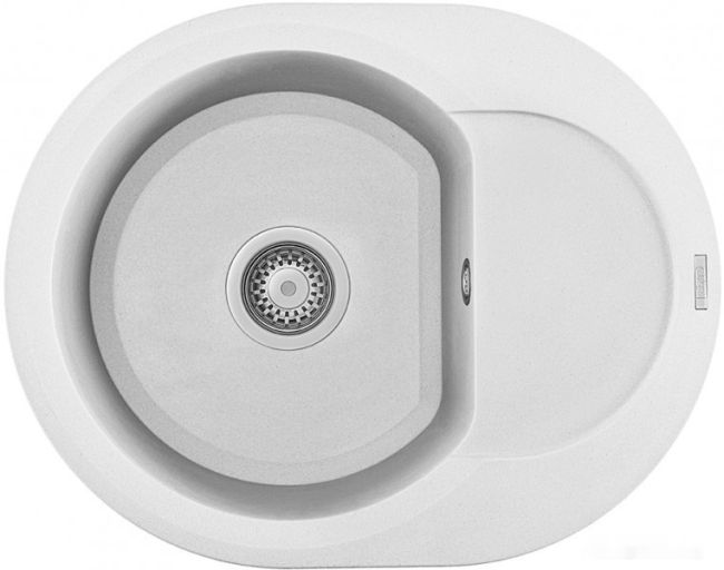 Кухонная мойка Elleci Easy Round 600 (Bianco Titano 68), фото 1