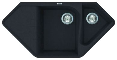 Кухонная мойка Elleci Ego Corner G40 Full Black