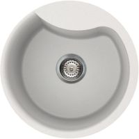 Кухонная мойка Elleci Ego Round (Bianco Titano 68)