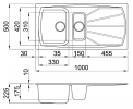 Кухонная мойка Elleci Living 475 (Antracite)