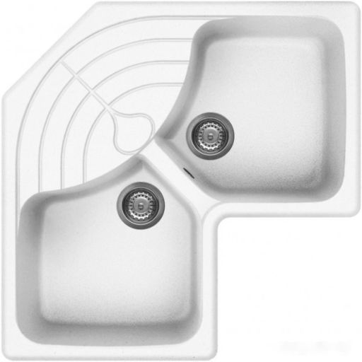Кухонная мойка Elleci Master Corner Bianco Titano G68, фото 1