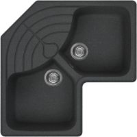 Кухонная мойка Elleci Master Corner G54 Nero Pietra