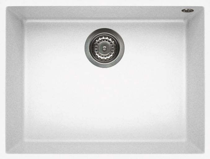 Кухонная мойка Elleci Quadra 110 Undermount K96 White, фото 1