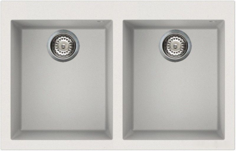 Кухонная мойка Elleci Quadra 350 Bianco Titano 68, фото 1