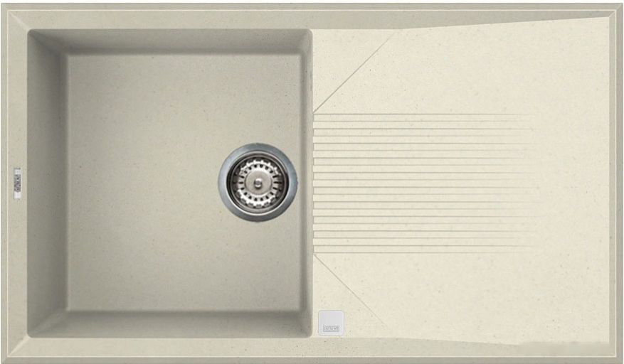Кухонная мойка Elleci Tekno 400 Bianco Antico 62, фото 1