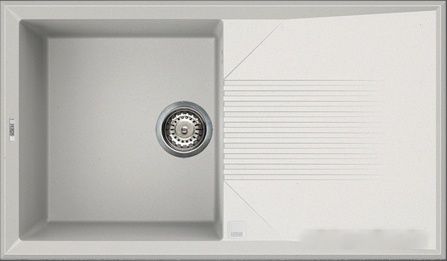Кухонная мойка Elleci Tekno 400 Bianco Titano 68, фото 1
