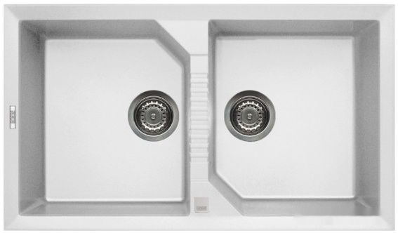 Кухонная мойка Elleci Tekno 450 Bianco Titano G68, фото 1