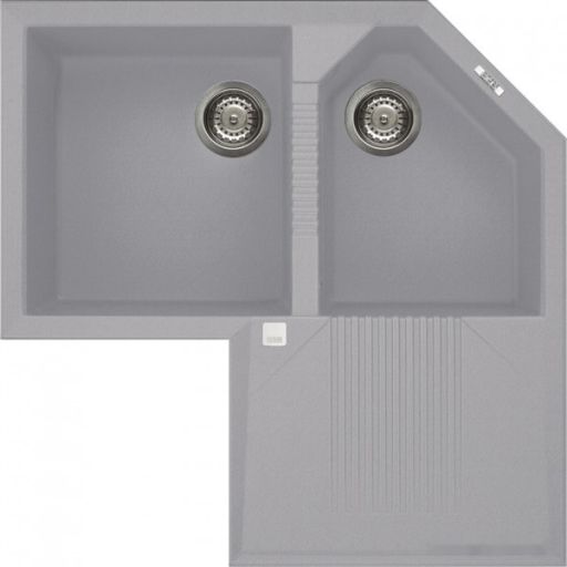 Кухонная мойка Elleci Tekno Corner Aluminium M79, фото 1