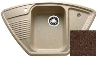 Кухонная мойка Granicom G-008 шоколад