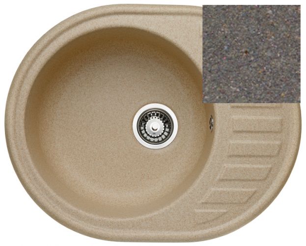 Кухонная мойка Granicom G-015 грей