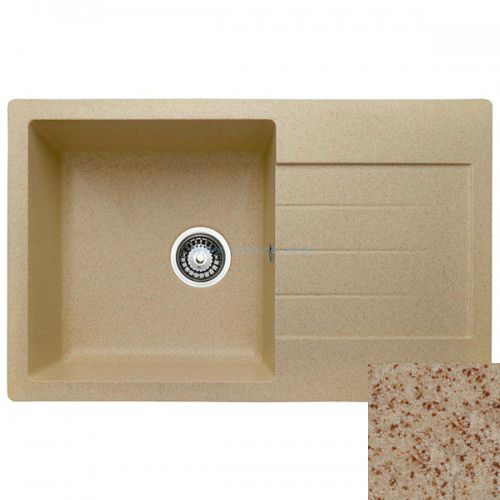 Кухонная мойка Granicom G-018 крем