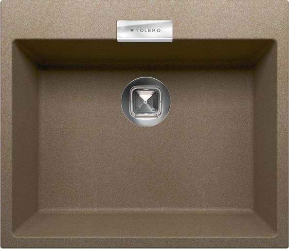 Кухонная мойка Tolero Loft TL-580 (Dark Beige), фото 1