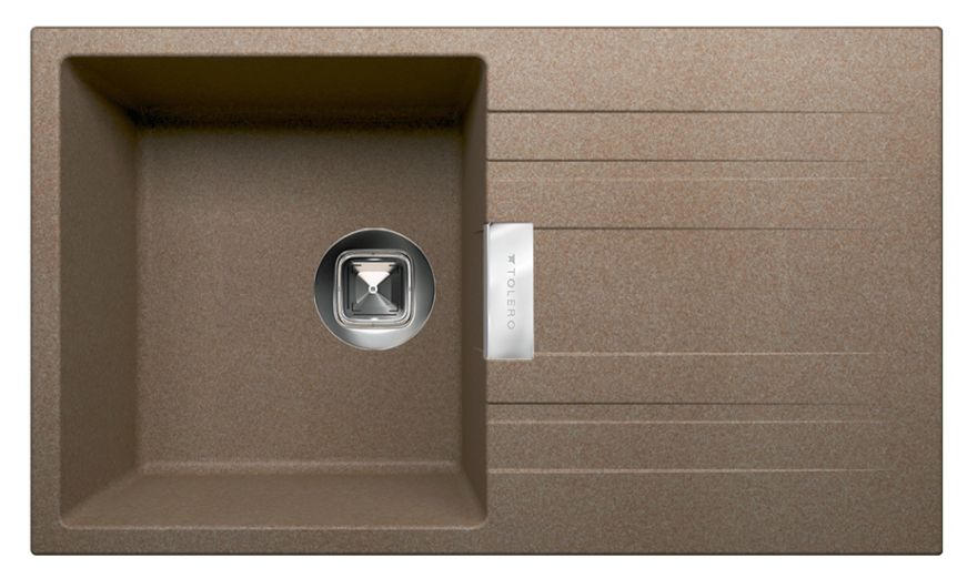 Кухонная мойка Tolero Loft TL-750 (Dark beige), фото 1