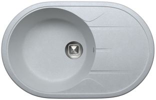 Мойка кухонная Tolero R-116 (серый металлик)