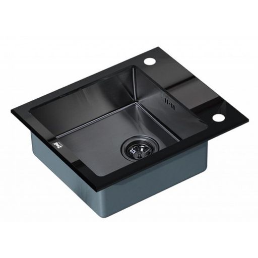 Кухонная мойка Zorg INOX GL-6051 BLACK-GRAFIT, фото 1