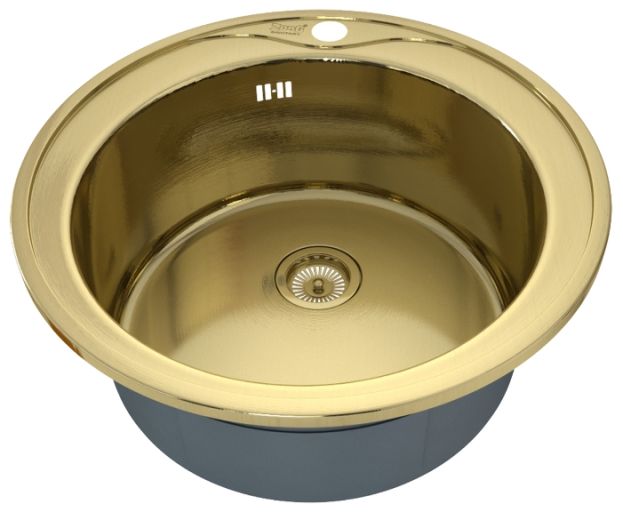 Кухонная мойка Zorg PVD SZR-510/205 BRONZE, фото 1