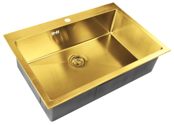 Кухонная мойка Zorg PVD SZR-7551 BRONZE, фото 1