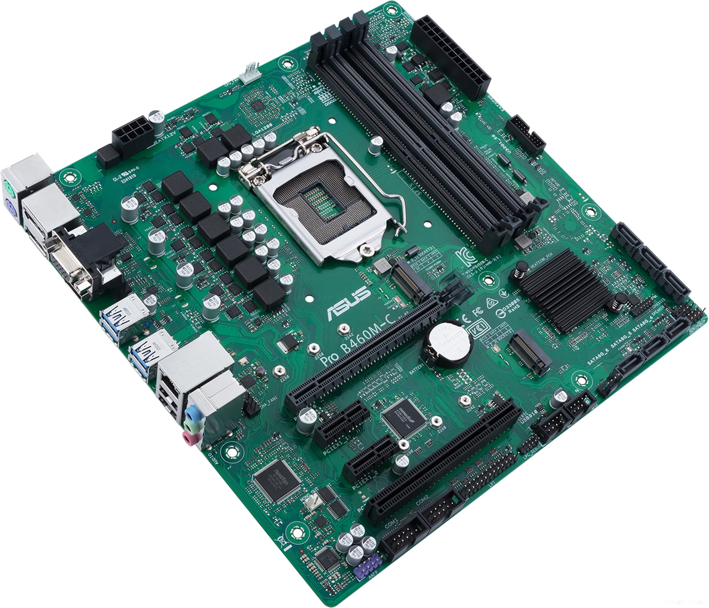 Материнская плата Asus Pro B460M-C/CSM, фото 3