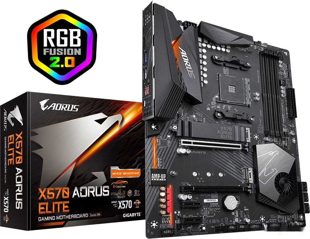 Материнская плата Gigabyte X570 Aorus Elite, фото 5