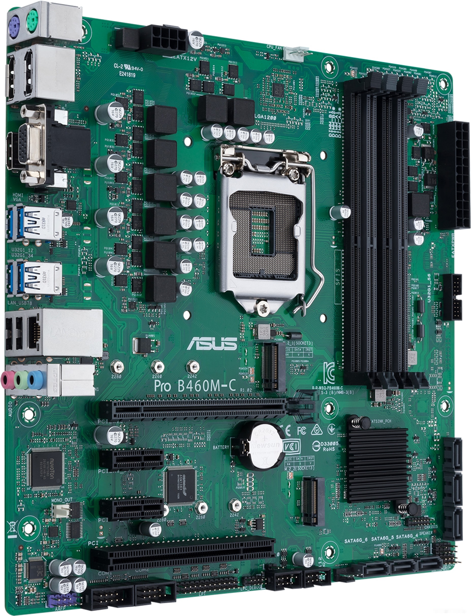 Материнская плата Asus Pro B460M-C/CSM, фото 4