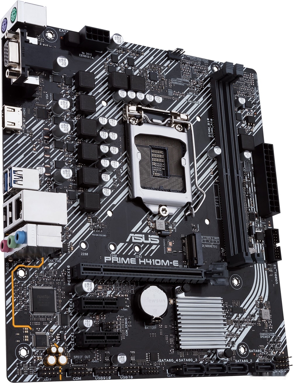 Материнская плата Asus Prime H410M-E/CSM, фото 4