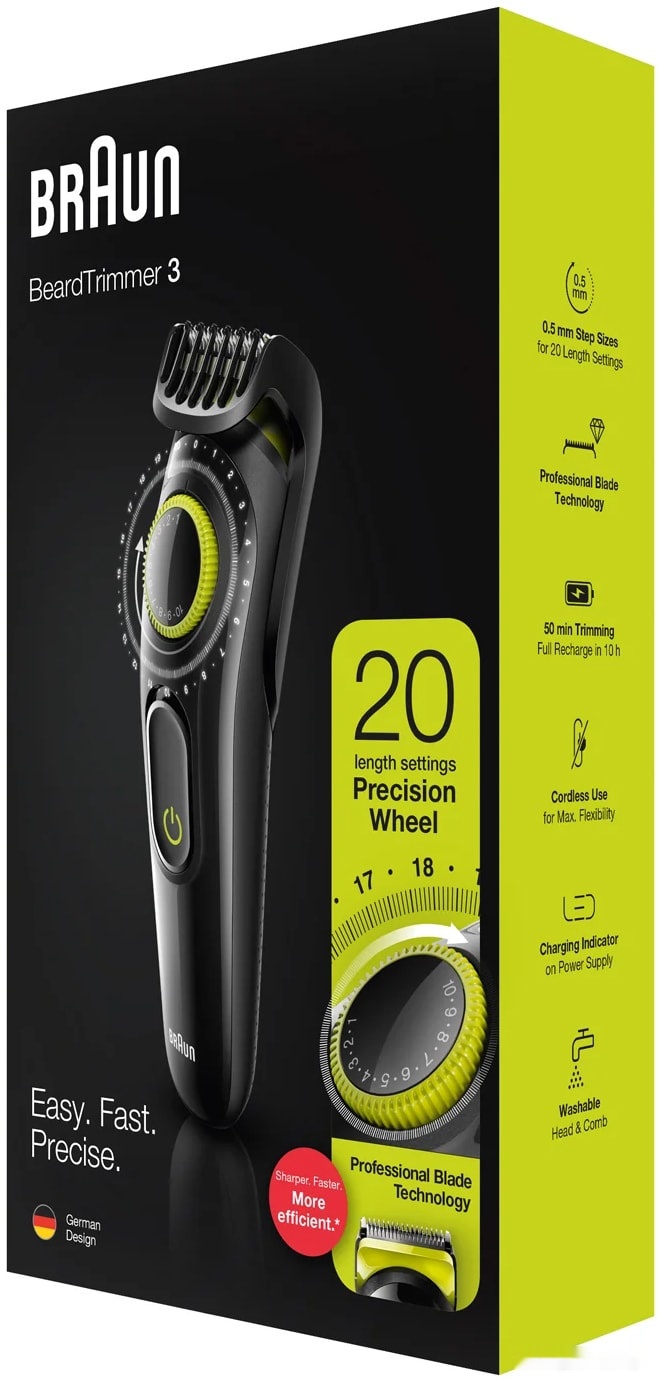 Машинка для стрижки Braun BT3221, фото 5
