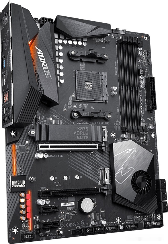 Материнская плата Gigabyte X570 Aorus Elite, фото 2