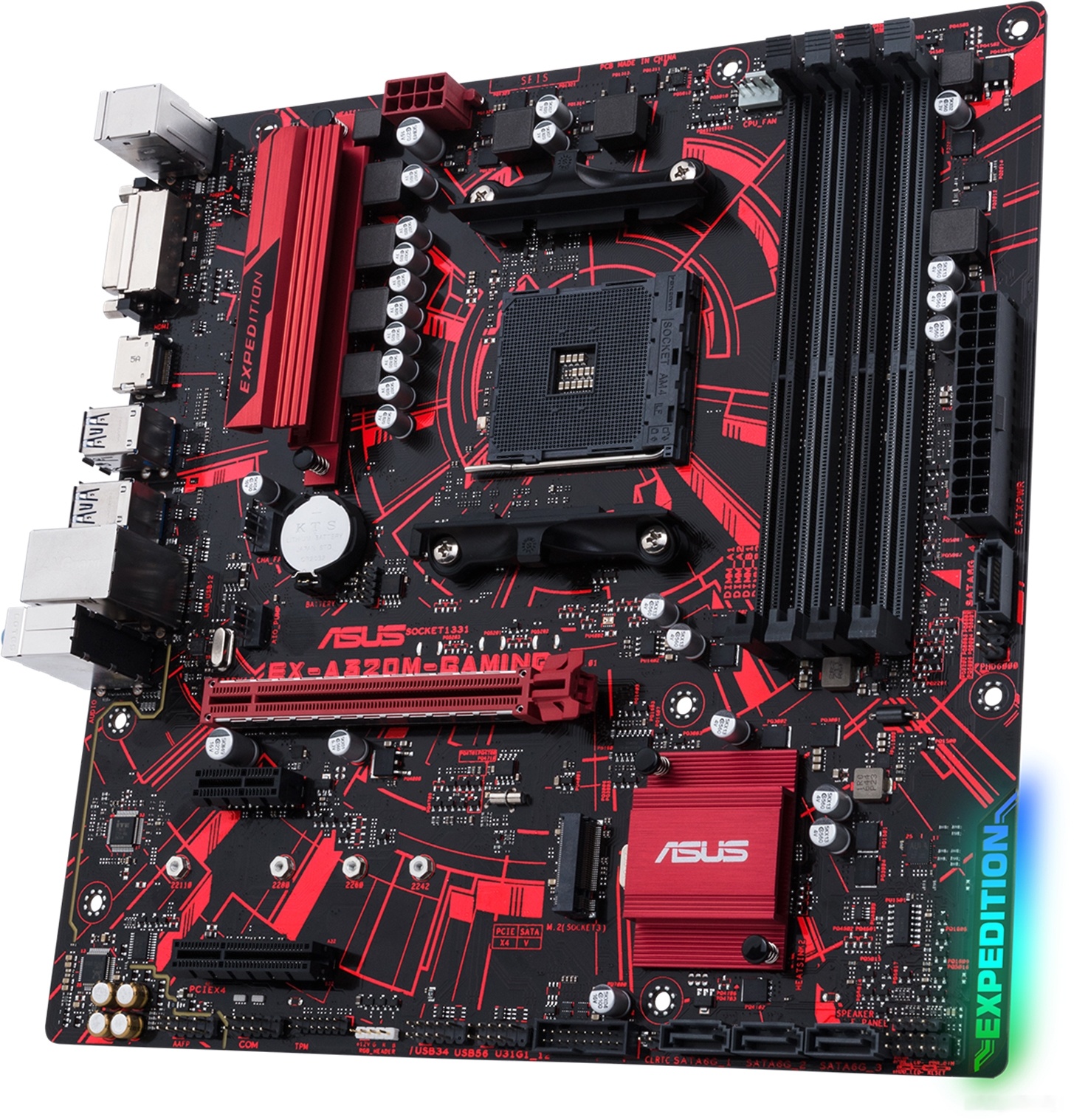 Материнская плата Asus EX-A320M-GAMING, фото 3
