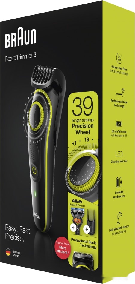 Машинка для стрижки Braun BT3241, фото 7