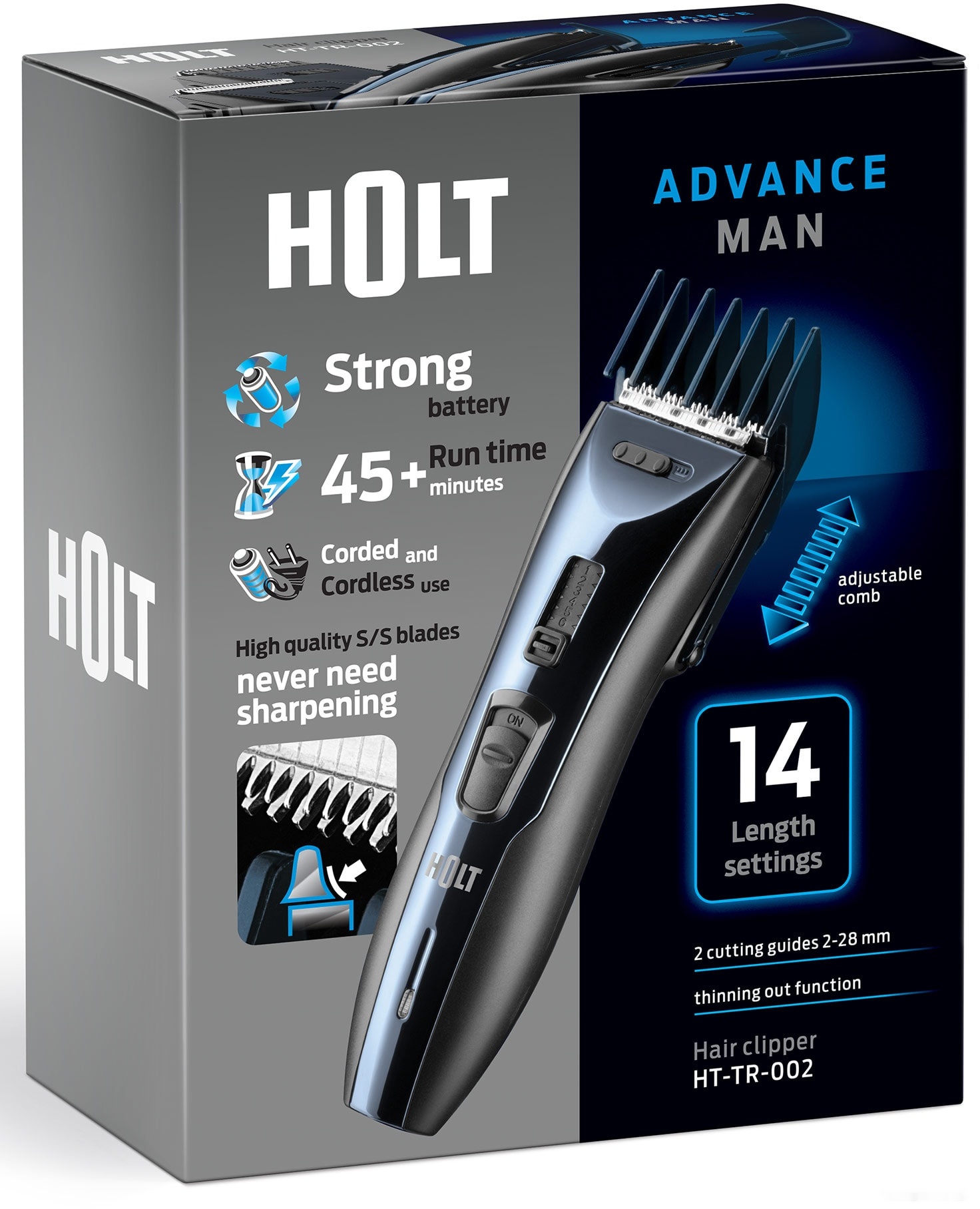 Машинка для стрижки Holt HT-TR-002, фото 6