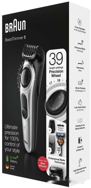 Машинка для стрижки Braun BT5265, фото 4