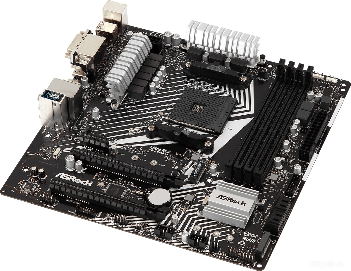 Материнская плата ASROCK AB350M Pro4 R2.0, фото 2