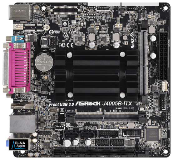 Материнская плата ASROCK J4005B-ITX, фото 1