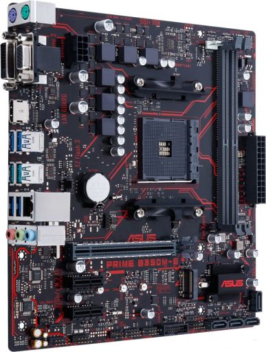Материнская плата Asus Prime B350M-E, фото 1