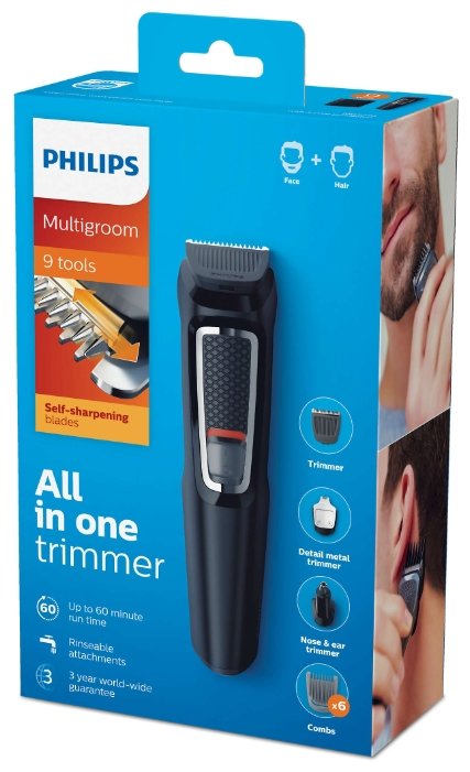 Машинка для стрижки волос Philips Multigroom MG3740, фото 4