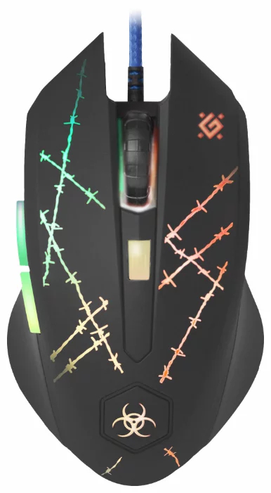 Мышь Defender Forced GM-020L Black USB, фото 2