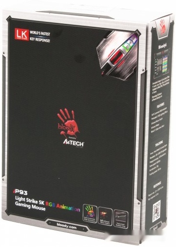Игровая мышь A4Tech Bloody P93 (серый), фото 5