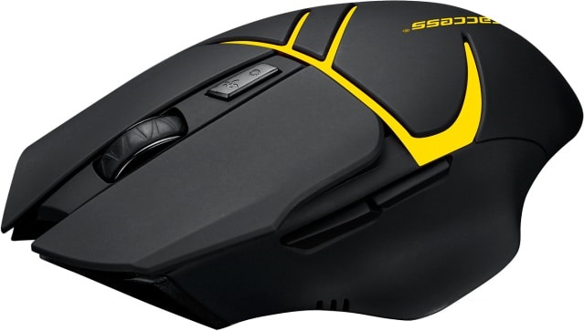 Мышь Jet.A Comfort OM-U64G (Black-Yellow), фото 2