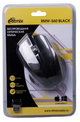 Мышь Ritmix RMW-560 (Black), фото 5