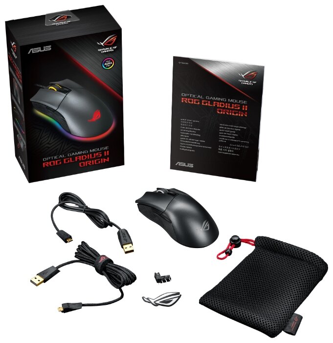 Мышь Asus ROG Gladius II Origin, фото 2