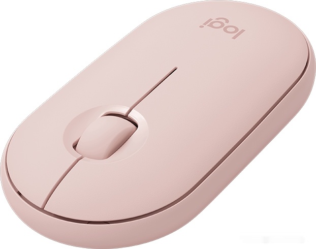 Мышь Logitech M350 Pebble (розовый), фото 2