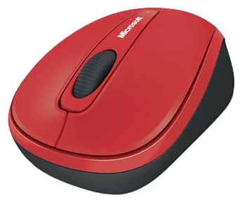 Мышь Microsoft Wireless Mobile Mouse 3500 Limited Edition Flame Red USB, фото 2