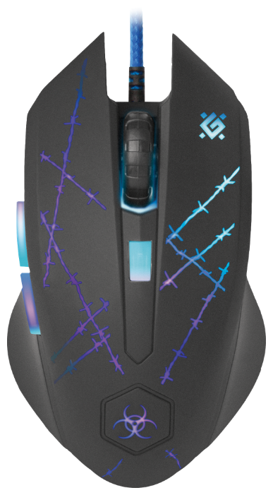Мышь Defender Forced GM-020L Black USB, фото 9