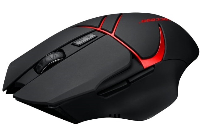 Мышь Jet.A Comfort OM-U64G (Black/Red), фото 3