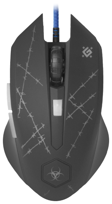 Мышь Defender Forced GM-020L Black USB, фото 10